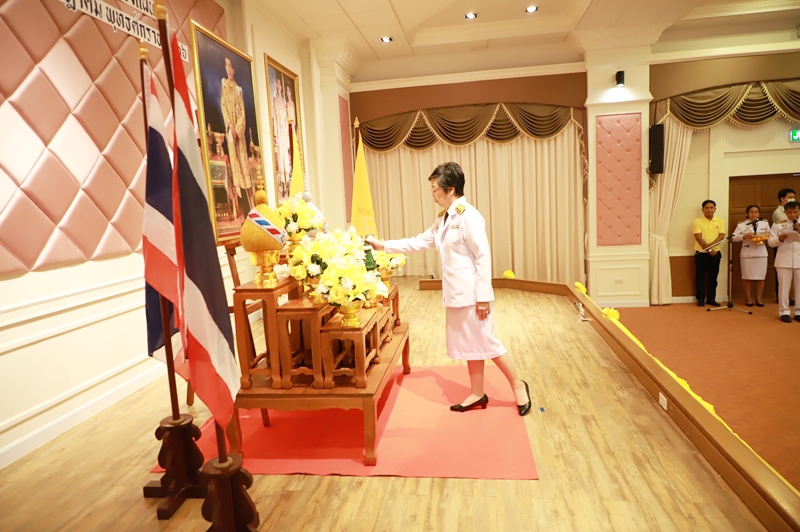กรมบังคับคดีจัดพิธีถวายสัตย์ปฏิญาณเพื่อเป็นข้าราชการที่ดีและพลังของแผ่นดิน เนื่องในโอกาสวันเฉลิมพระชนมพรรษา พระบาทสมเด็จพระเจ้าอยู่หัว 28 กรกฎาคม 2566